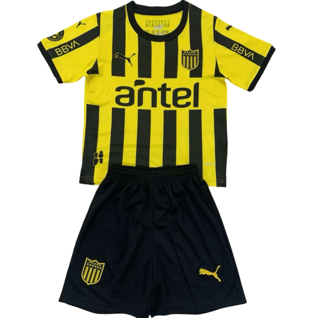 Kit Infantil Peñarol Home Amarelo I 2024/25 Unissex Kit Infantil Peñarol Home Amarelo I 2024/25 Unissex