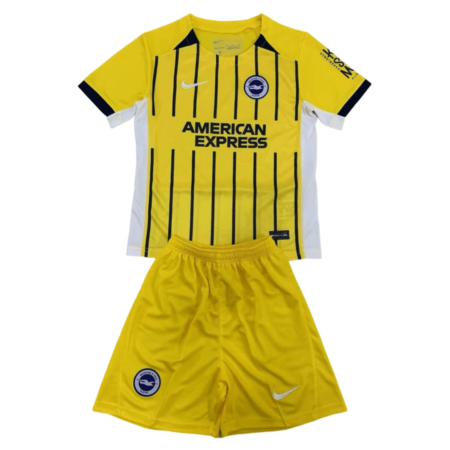 Kit Infantil Reserva Brighton Amarela II 2024/25 Unissex