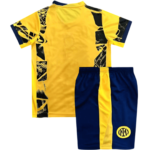 Kit Infantil Inter de Milão Amarelo Third 2024/25 Unissex