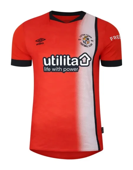 Camisa Luton Town Home Laranja 2024/25 Masculina