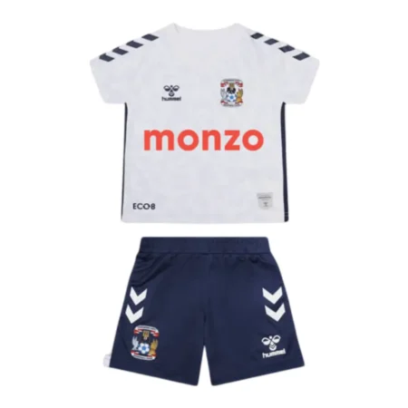 Kit Infantil Coventry City Reserva Branca II 2024/25 Unissex