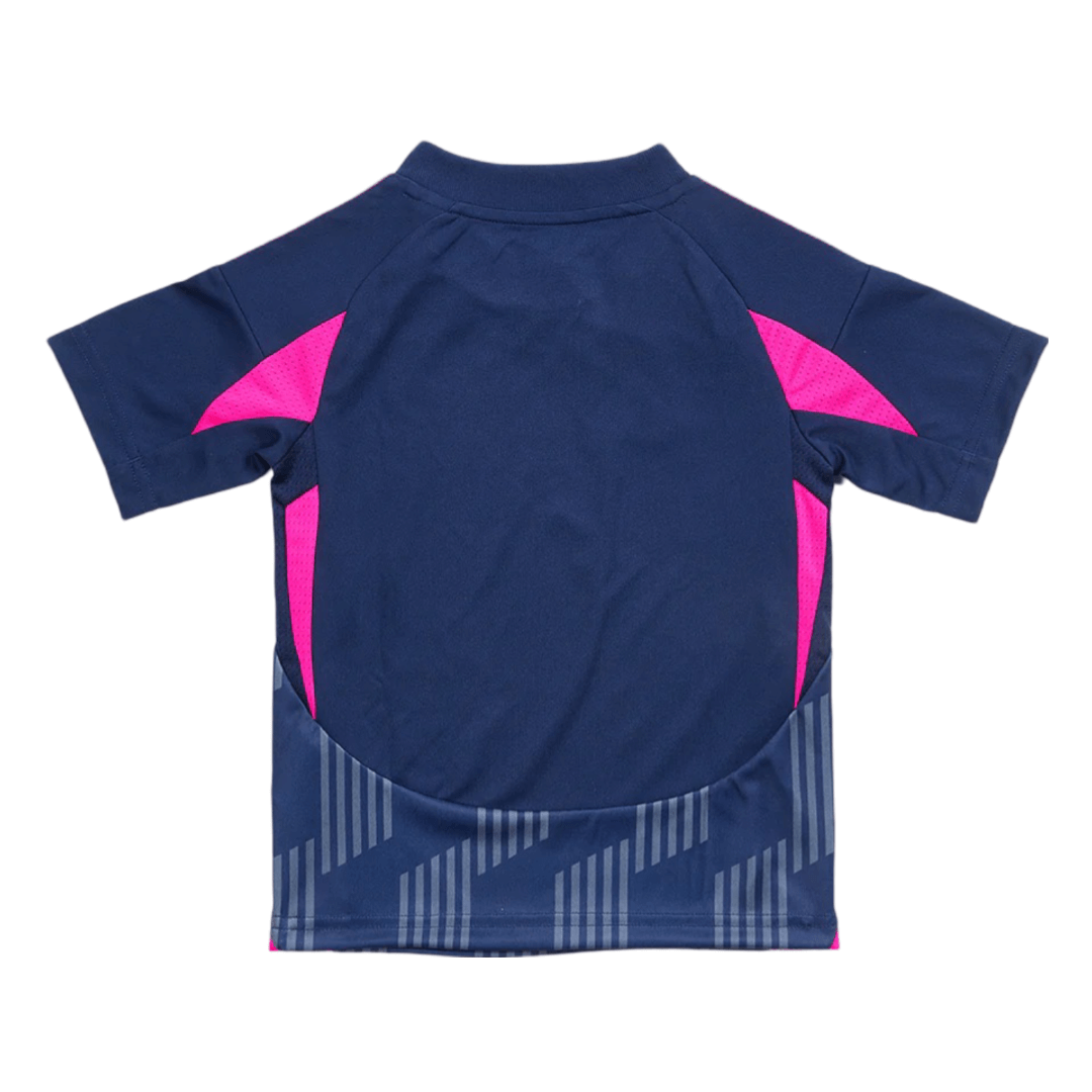 Kit Infantil Nottingham Forest Azul Escura Away II 2024/25 Unissex Kit Infantil Nottingham Forest Azul Escura Away II 2024/25 Unissex