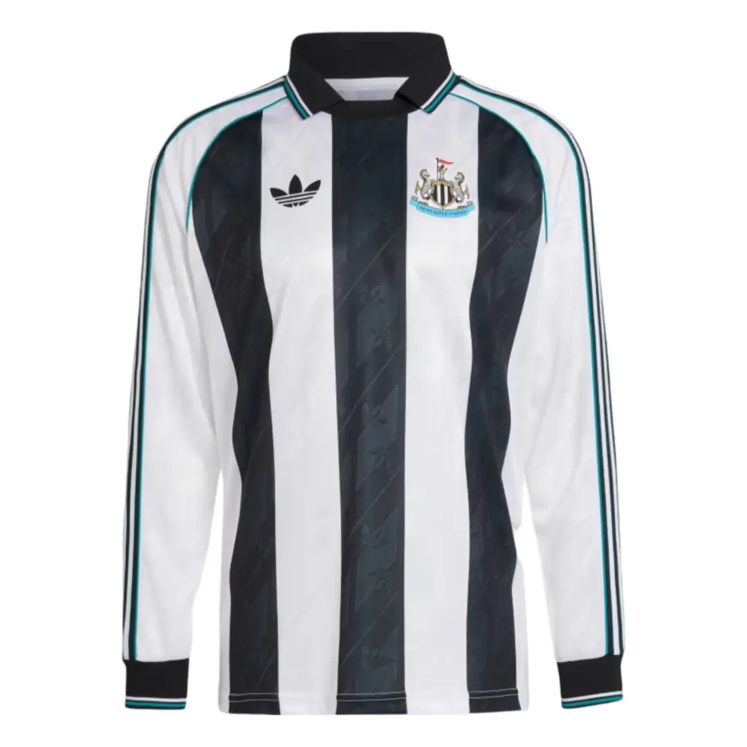 Camisa Newcastle Branca Adidas Originals LFSTLR 2024/25 Manga Longa