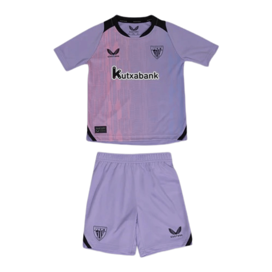 TI6307-050-LAVENDER_01_430x (1) Kit Infantil Athletic Bilbao Roxo Third III 2024/25 Unissex