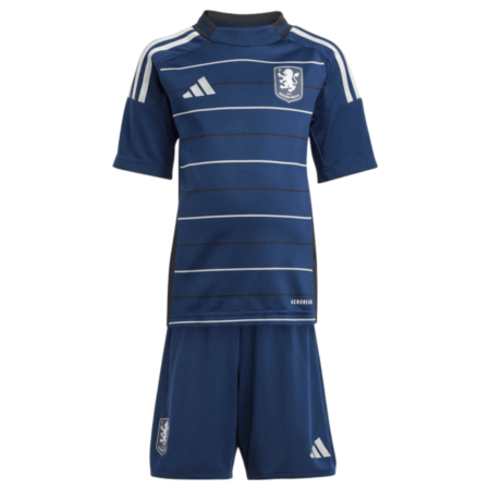 Kit Infantil Aston Villa Third Azul III 2024/25 Unissex