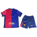 Kit Infantil Barcelona Coldplay Especial Grená Home 2024/25 Unissex
