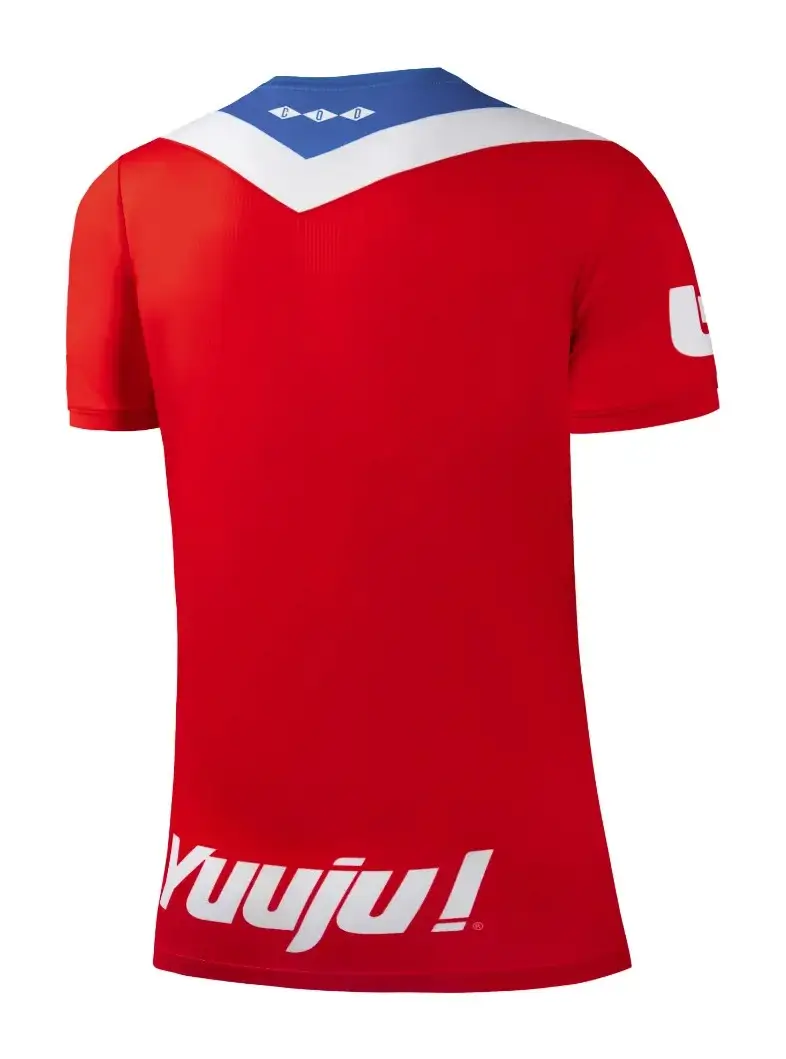camisa-cd-olimpia-vermelha-away-ii-2024-25-masculina- Camisa CD Olimpia Vermelha Away II 2024/25 Masculina