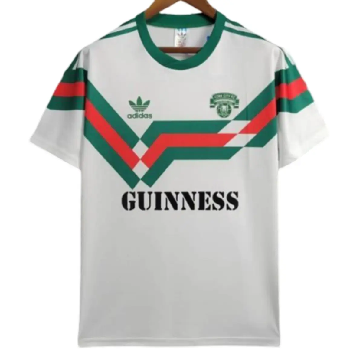 camisa-cork-city-1990-91-home-branca-retro Camisa Cork City Branca Home I 1990 Masculina