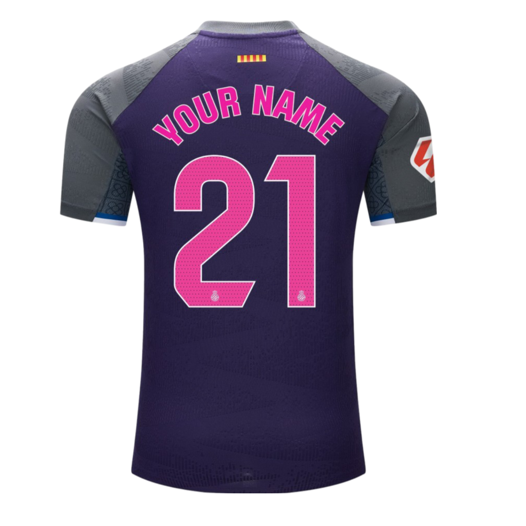 camisa-espanyol-away-ii-roxo-cinza-2024-25-masculina- Camisa do Espanyol Roxo Away II 2024/25 Masculina