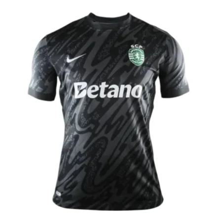 Camisa do Sporting CP Goleiro Preta 2024/25 Masculina