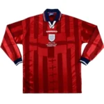 camisa-inglaterra-vermelha-away-ii-1998-manga-longa-