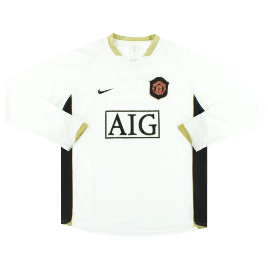 camisa-manchester-united-2006-07-nike-43070-1-manga-longa-branca Camisa Manchester United Away Branca 2006 Manga Longa Retrô