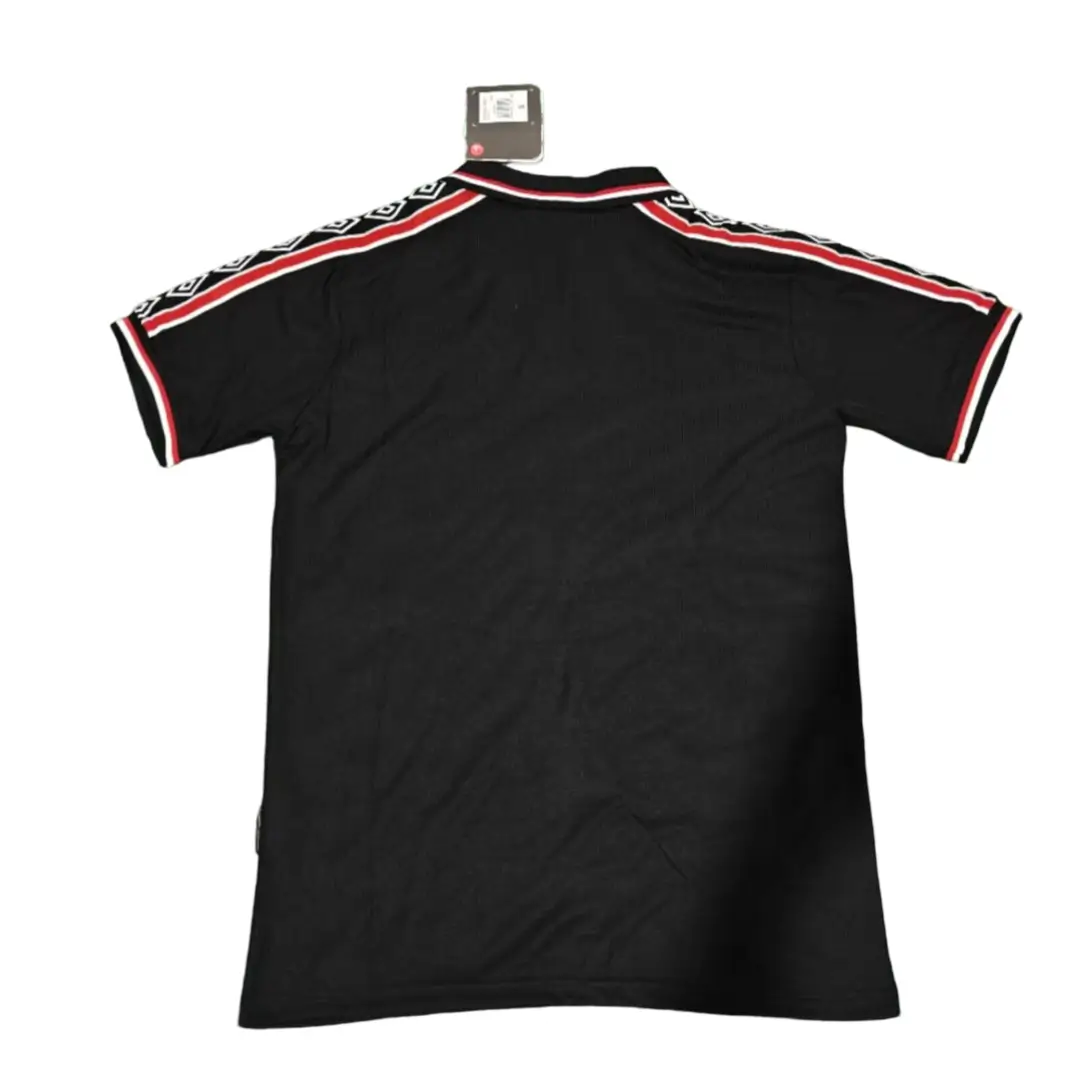camisa-manchester-united-away-preta-sharp-retro- Camisa Manchester United Away Preta II Sharp Retrô Masculina