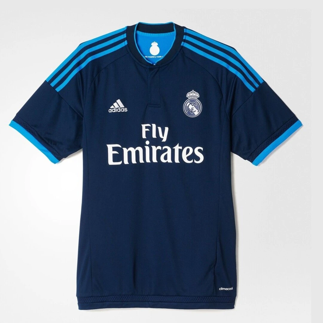 camisa-real-madrid-third-azul-escura-2015-masculina Camisa do Real Madrid Azul Escura Third III 2015/16 Masculina