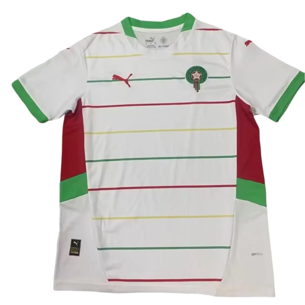 camisa-selecao-marrocos-branca-away-ii-2024-25-masculina Camisa Seleção de Marrocos Branca Away II 2024/25 Masculina