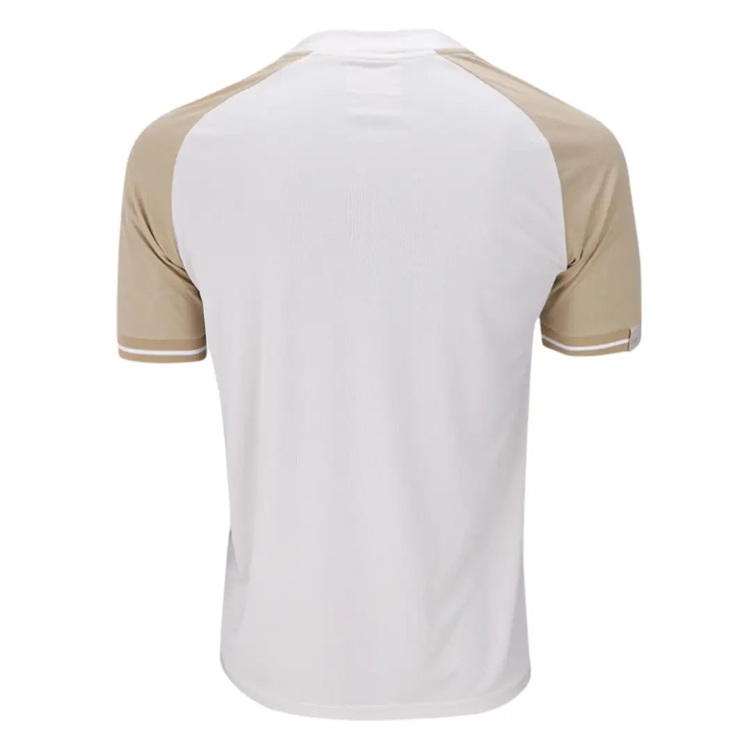camisa-vasco-da-gama-100-anos-branca-terceira-2024-25-masculina- Camisa Vasco 100 Anos Bege Teceira 2024/25 Masculina