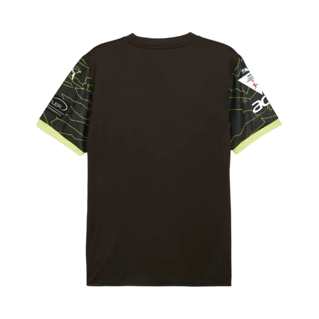 Camisa Borussia Dortmund Preta E Sports Preta 2024/25 Masculina