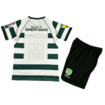 Kit Infantil Sporting Lisboa Home 2002 Branca/Verde Unissex