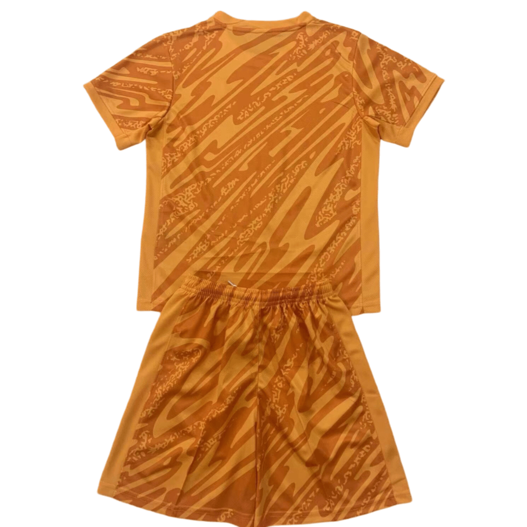Kit Infantil Goleiro Chelsea Fc Laranja 2024/25 Unissex Kit Infantil Goleiro Chelsea Fc Laranja 2024/25 Unissex