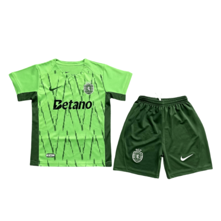 Kit Infantil Sporting Portugal Verde Third II 2013/14 Unissex