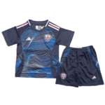 Kit Infantil Leeds United Azul Escuro Third III 2024/25 Unissex