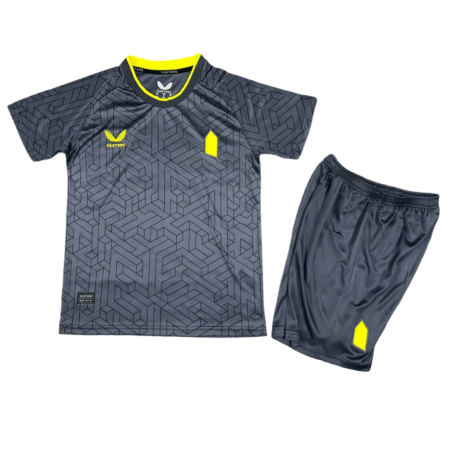 Kit Infantil Reserva do Everton Fc Preta II 2024/25 Unissex