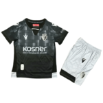 Kit Infantil Osasuna Preta Third III 2024/25 Unissex