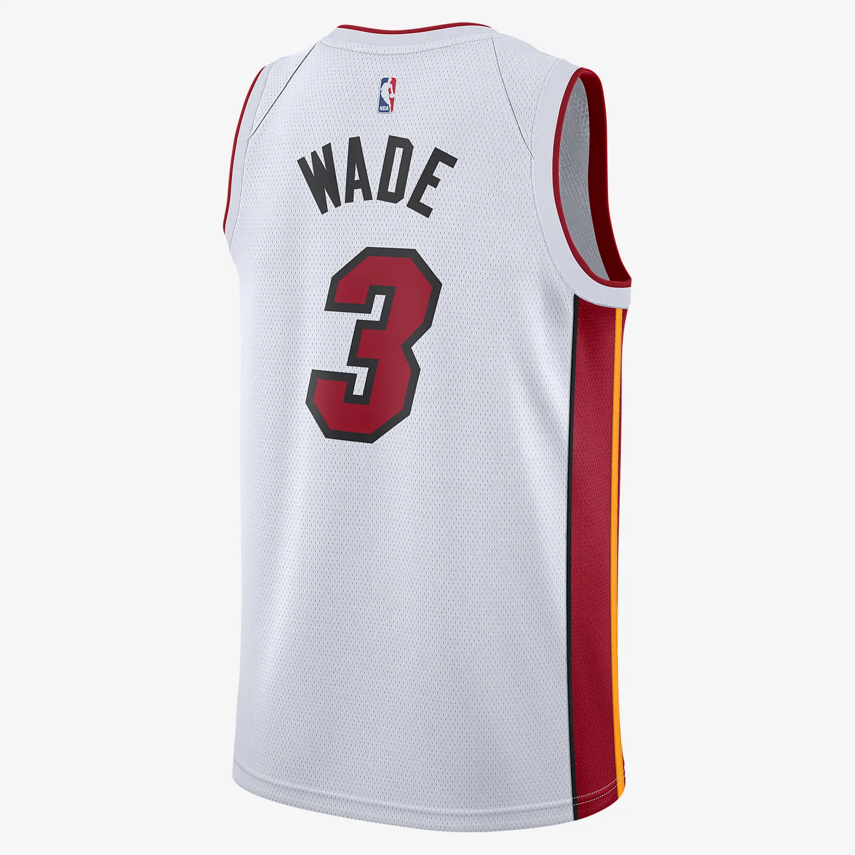 regata-nba-association-swingman-miami-heat-branca-wade-3- (1) Regata NBA Association Swingman Miami Heat Branca Wade #3