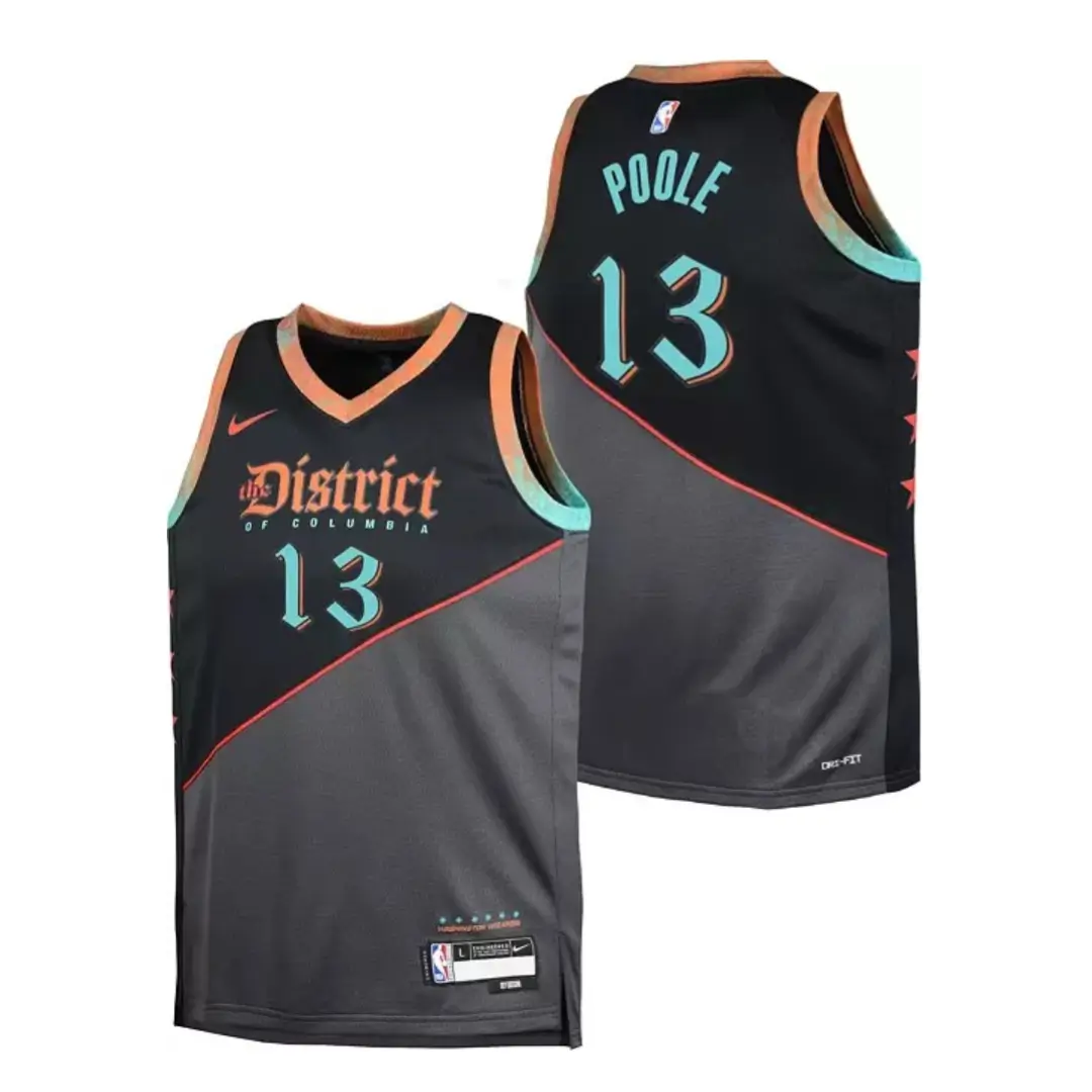 regata-nba-city-edition-swingman-washington-wizards-preta-poole-13 (2) Regata NBA City Edition Swingman Washington Wizards Preta Poole #13