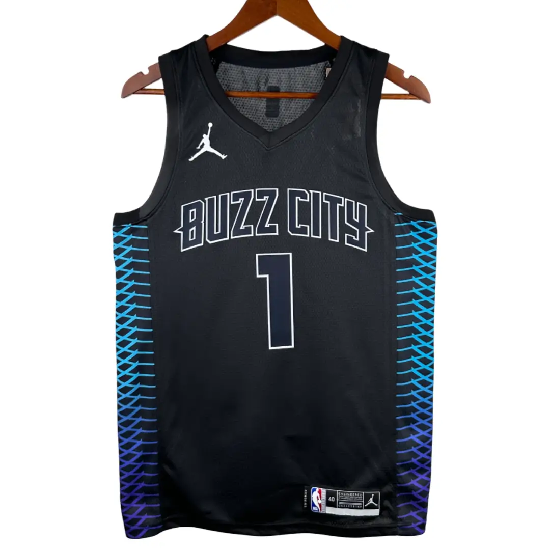 regata-nba-city-swingman-charlotte-hornets-preta-ball-1 Regata NBA City Swingman Charlotte Hornets Preta Ball #1