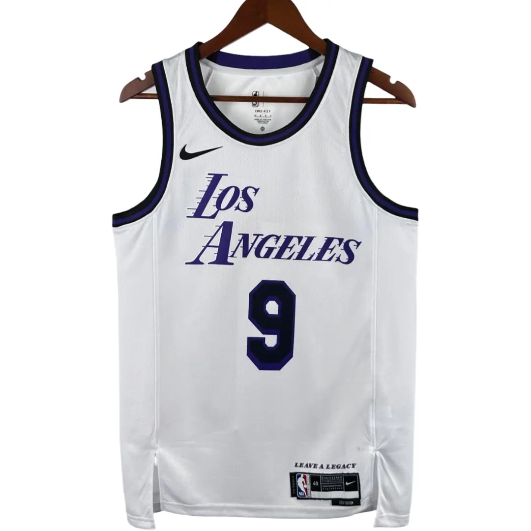 regata-nba-city-swingman-los-angeles-lakers-branca-22-23-james-jr-9- Regata NBA City Swingman Los Angeles Lakers Branca 22-23 James Jr. #9
