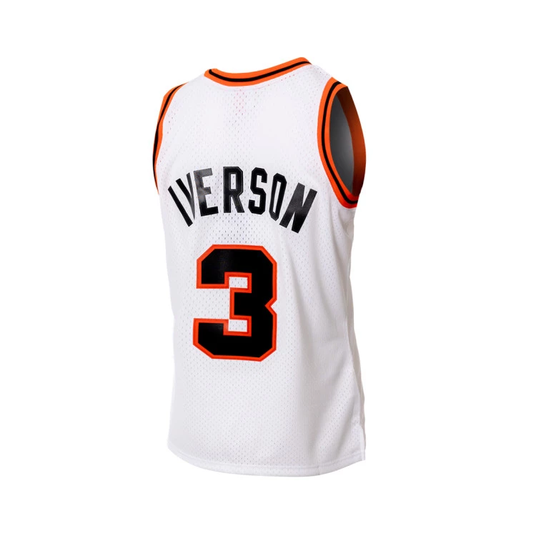 regata-nba-mitchell-ness-denver-nuggets-branca-2006-07-iverson-3 Regata NBA Mitchell & Ness Denver Nuggets Branca 2006-07 Iverson #3