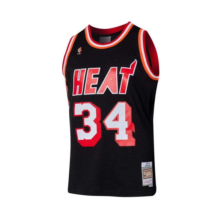 regata-nba-mitchell-ness-miami-heat-preta-2013-14-lebron-allen-34 Regata NBA Mitchell & Ness Miami Heat Preta 2013-14 LeBron Allen #34
