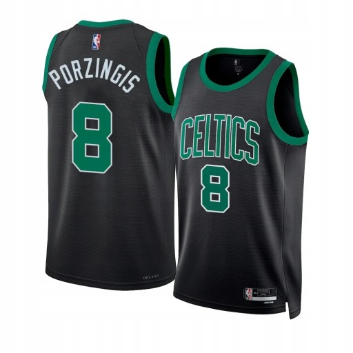 regata-nba-statement-swingman-boston-celtics-preta-porzingis-8 Regata NBA Statement Swingman Boston Celtics Preta Porzingis #8