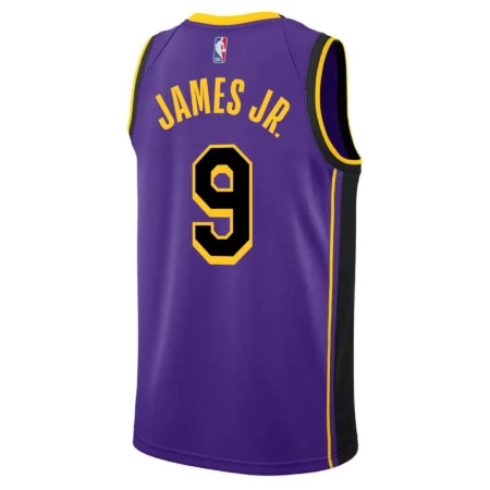 Regata NBA Statement Swingman Los Angeles Lakers Roxa James Jr. #9