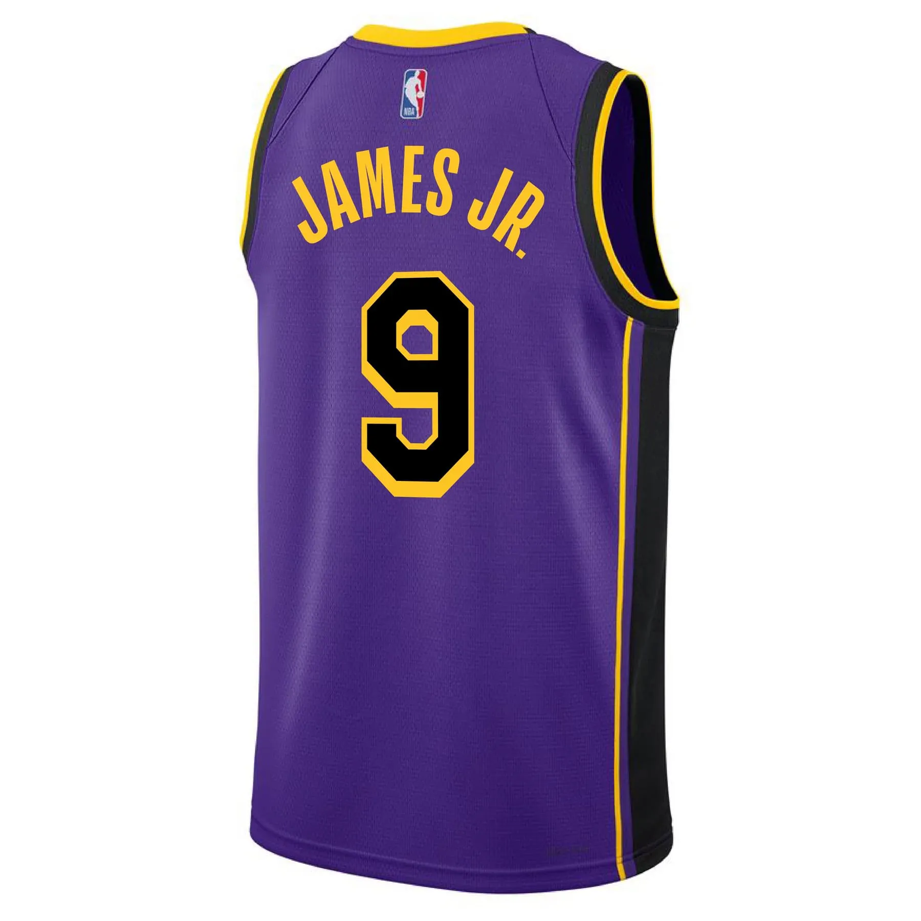 regata-nba-statement-swingman-los-angeles-lakers-roxa-james-jr-9- Regata NBA Statement Swingman Los Angeles Lakers Roxa James Jr. #9