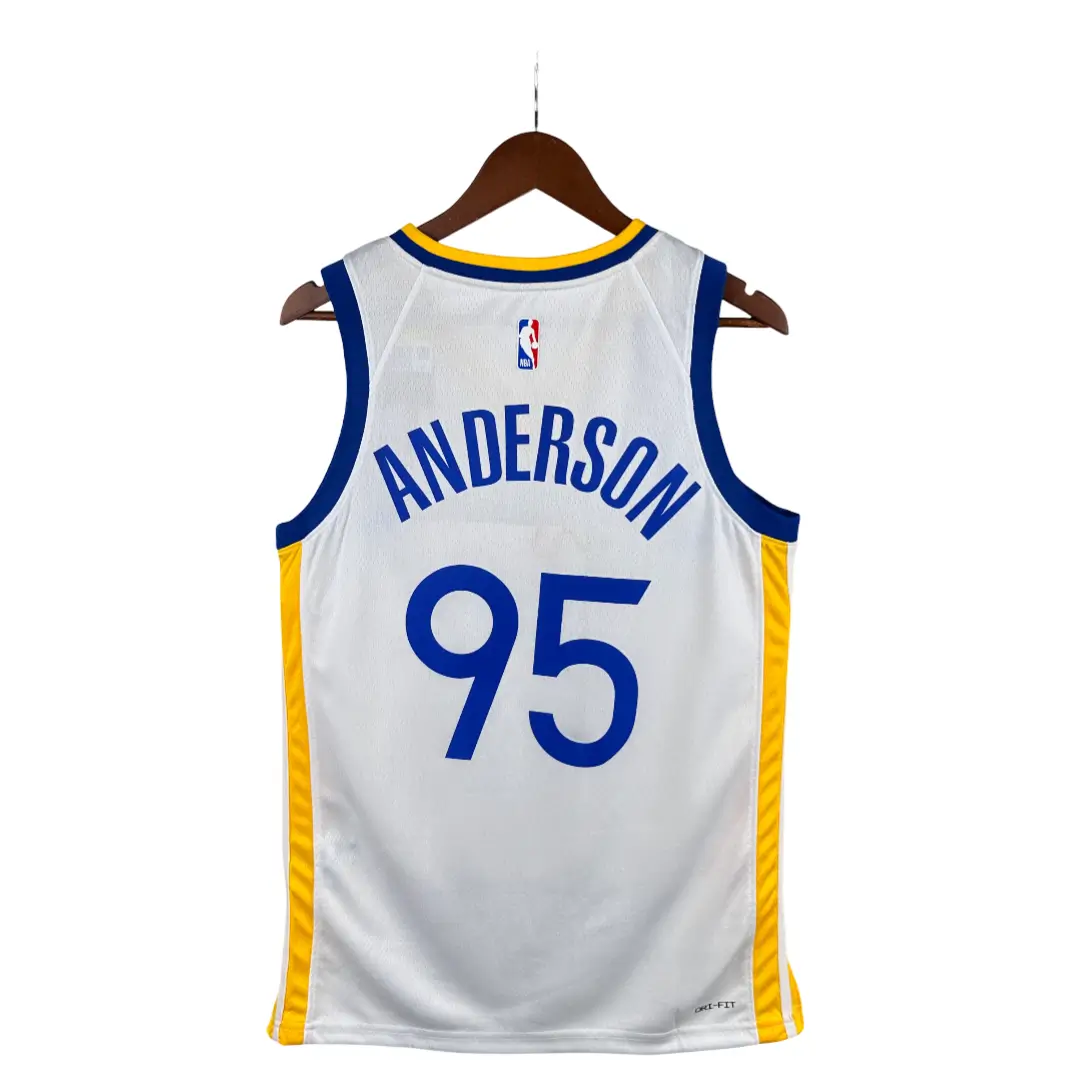 regata-nba-swingman-association-golden-state-warriors-branca-anderson-95 Regata NBA Swingman Association Golden State Warriors Branca Anderson #95