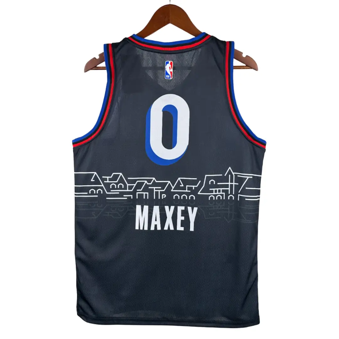 regata-nba-swingman-philadelphia-76ers-azul-escura-maxey-0 Regata NBA Swingman Philadelphia 76ers Azul Escura Maxey #0