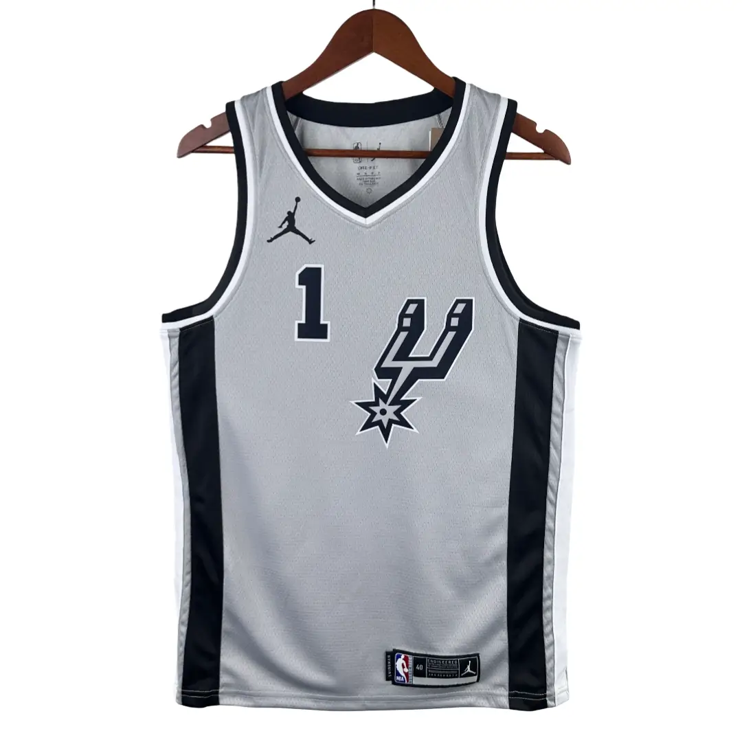 regata-nba-swingman-statement-san-antonio-spurs-cinza-18-19-wembanyama-1- Regata NBA Swingman Statement San Antonio Spurs Cinza 18-19 WEMBANYAMA #1