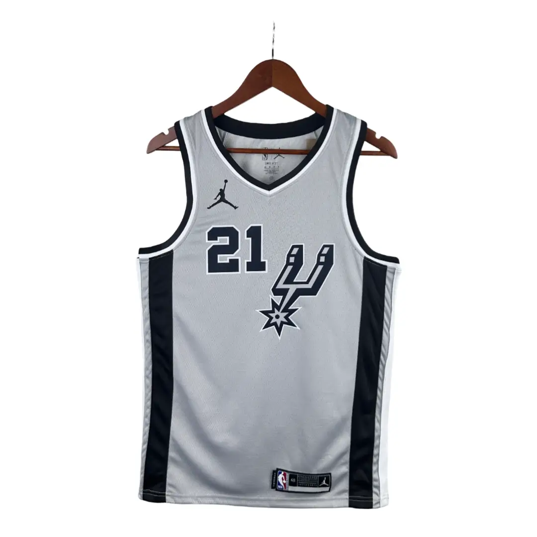 regata-nba-swingman-statement-san-antonio-spurs-cinza-duncan-21 Regata NBA Swingman Statement San Antonio Spurs Cinza Duncan #21