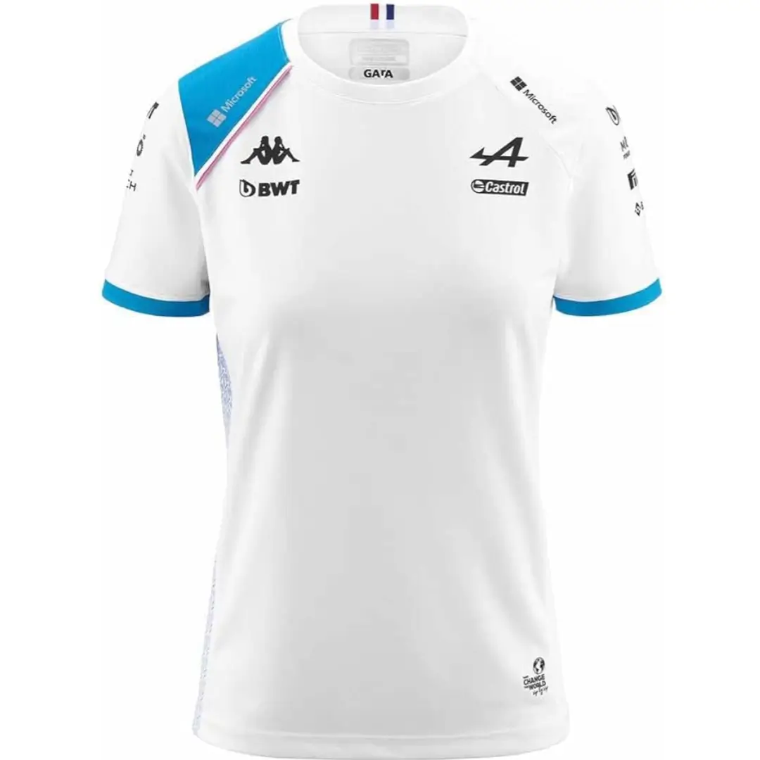 camisa-alpine-team-f1-branca-2023-24-masculina Camisa Alpine Team F1 Branca 2023/24 Masculina