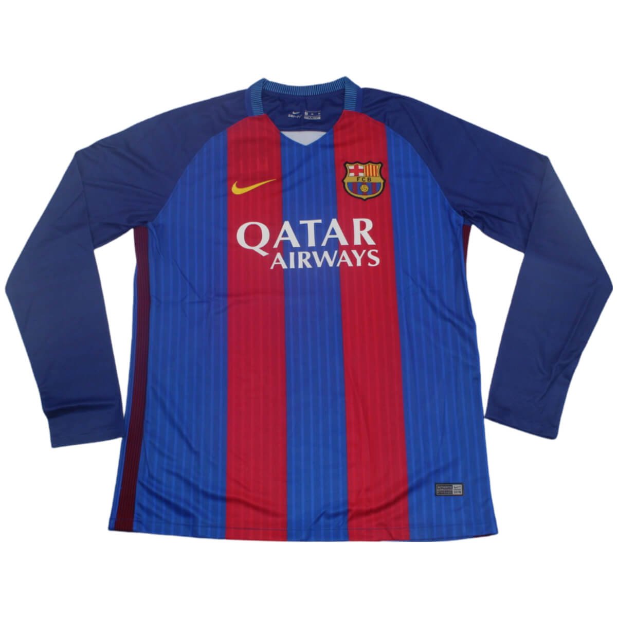 camisa-barcelona-home-2017-18-messi-10-manga-longa-grena Camisa Barcelona MESSI #10 Home 2017/18 Manga Longa