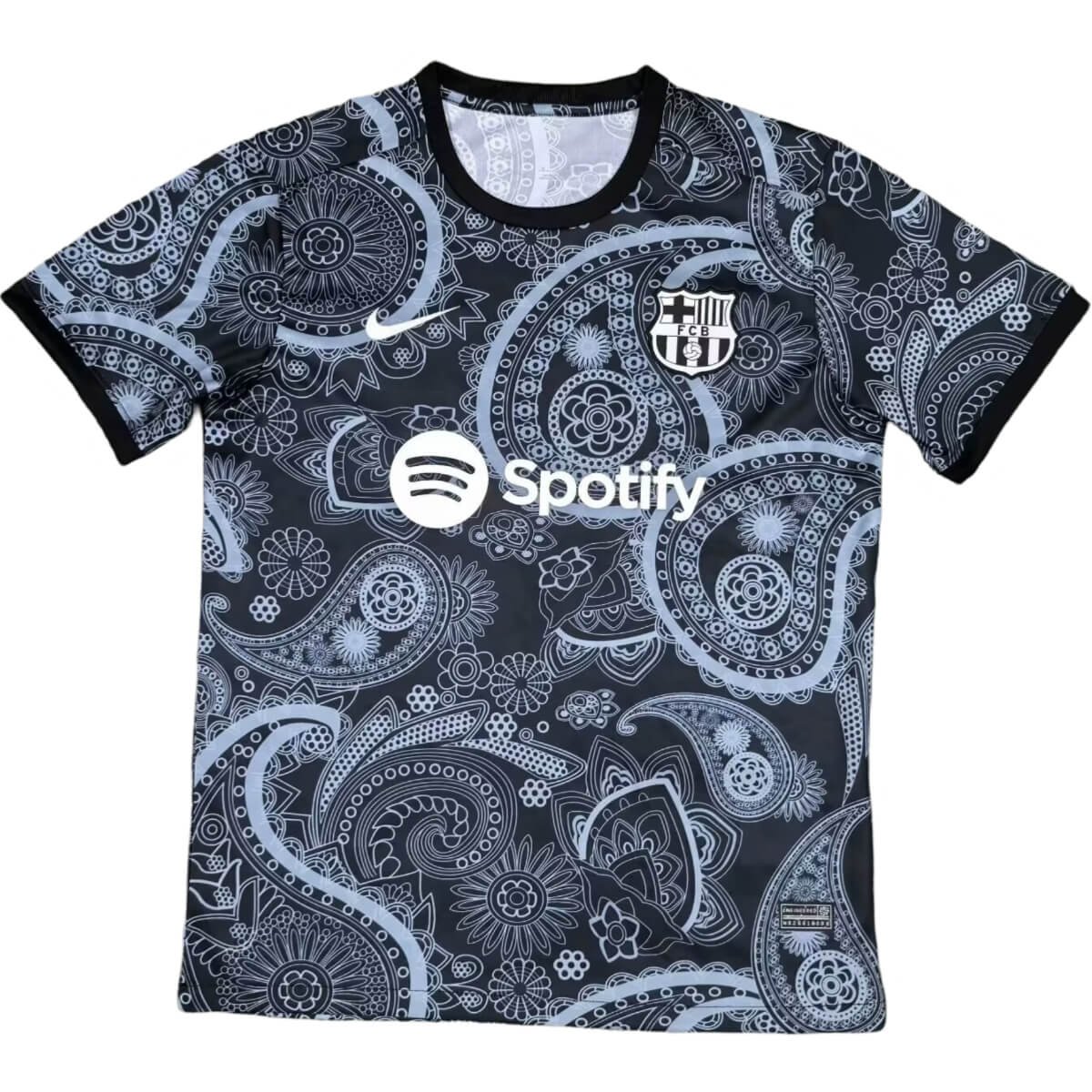 camisa-barcelona-pre-jogo-azul-2024-25-masculina Camisa Barcelona Pré-Jogo Preta 2024/25 Masculina