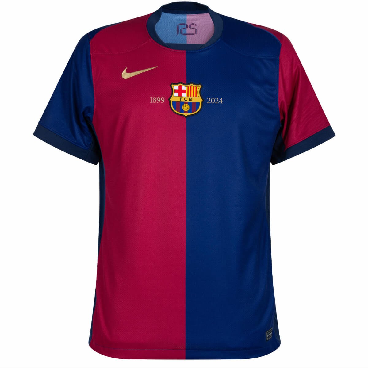 camisa-barcelona-rivaldo-11-125-anos-home-1899-2024-masculina- Camisa Barcelona Rivaldo #11 Home Grená 2024/25 Masculina