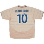 camisa-barcelona-ronaldinho-10-away-bege-2003-