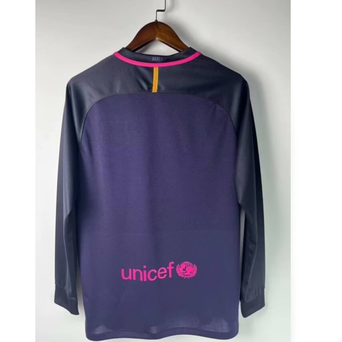 camisa-barcelona-roxo-2016-away-ii-manga-longa-1 Camisa Barcelona Roxo Away 2016/17 Manga Longa
