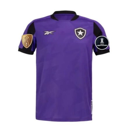 Camisa Botafogo Patch Libertadores Goleiro Roxo 2024 Masculina