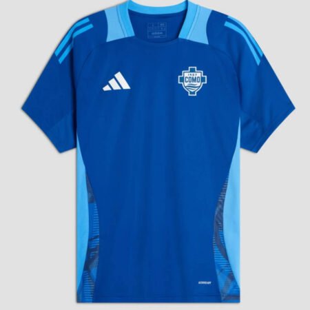 Camisa Como Calcio Azul Treino 2024/25 Masculina