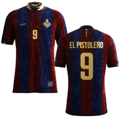 Camisa El Pistoleiro Suárez 9 Barcelona El Classico 2024 Masculina