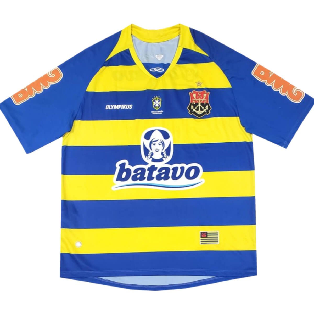 camisa-flamengo-2010-olympikus-amarela-azul-batavo-adriano Camisa Flamengo 2010 Olimpikus Adriano #10 Batavo Amarela/Azul Masculina